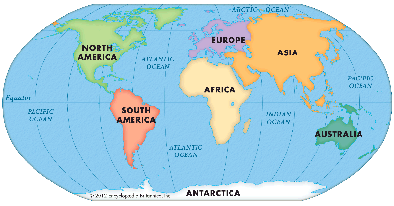 7 continents